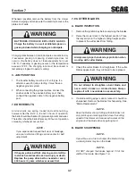 Preview for 41 page of Scag Power Equipment Turf Tiger Diesel Powered STT-28CAT Operator'S Manual