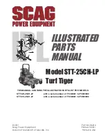 Preview for 1 page of Scag Power Equipment Turf Tiger Propane STT52V-25CH-LP Illustrated Parts Manual