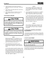 Предварительный просмотр 29 страницы Scag Power Equipment Turf Tiger STT-31EFI-SS Operator'S Manual