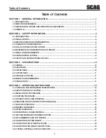 Preview for 3 page of Scag Power Equipment TURF TIGER STT61V-31KB-DF Operator'S Manual