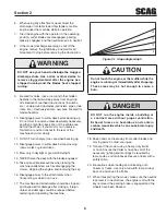 Preview for 9 page of Scag Power Equipment V-Ride II Operator'S Manual