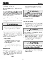 Preview for 42 page of Scag Power Equipment V-Ride II Operator'S Manual