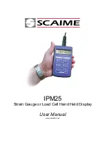 Scaime IPM25 User Manual preview