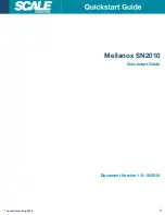 Scale Mellanox SN2010 Quick Start Manual предпросмотр