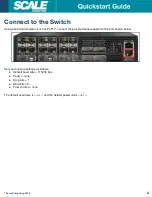 Предварительный просмотр 4 страницы Scale Mellanox SN2010 Quick Start Manual