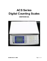 Scales USA ACS001AC User Manual предпросмотр