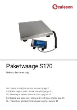 SCALESON Paketwaage S170 Instruction Manual предпросмотр