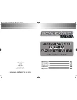 Предварительный просмотр 2 страницы Scalextric digital ADVANCED 6 CAR POWERBASE Instruction Manual