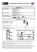 Scallywag Kids STARTER BED Assembly Instructions предпросмотр