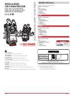 Scame electrical solutions ADVANCE-GRP Series Installation, Use And Maintenance Manual preview