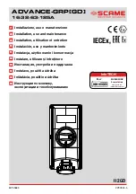 Preview for 1 page of Scame 16-32-63-125A Installation, Use And Maintenance Manual