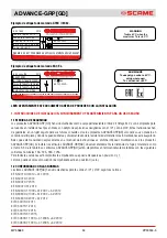 Preview for 34 page of Scame 16-32-63-125A Installation, Use And Maintenance Manual