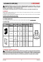 Preview for 60 page of Scame 16-32-63-125A Installation, Use And Maintenance Manual