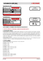 Preview for 84 page of Scame 16-32-63-125A Installation, Use And Maintenance Manual