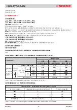 Предварительный просмотр 12 страницы Scame 590.XEM200X Manual