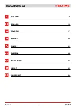 Preview for 2 page of Scame ISOLATORS-EX 20A Installation, Use And Maintenance Manual