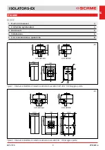 Preview for 3 page of Scame ISOLATORS-EX 20A Installation, Use And Maintenance Manual