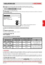 Preview for 27 page of Scame ISOLATORS-EX 20A Installation, Use And Maintenance Manual