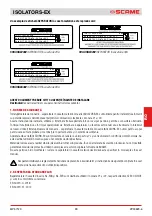 Preview for 39 page of Scame ISOLATORS-EX 20A Installation, Use And Maintenance Manual