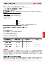 Preview for 41 page of Scame ISOLATORS-EX 20A Installation, Use And Maintenance Manual