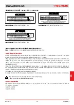 Preview for 53 page of Scame ISOLATORS-EX 20A Installation, Use And Maintenance Manual