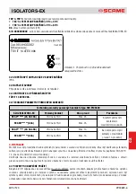 Preview for 55 page of Scame ISOLATORS-EX 20A Installation, Use And Maintenance Manual