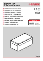 Scame ZENITH-P 644.0200 Installation, Use And Maintenance Manual предпросмотр