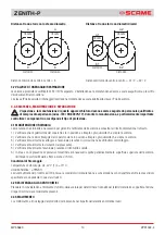 Предварительный просмотр 10 страницы Scame ZENITH-P 644.0200 Installation, Use And Maintenance Manual