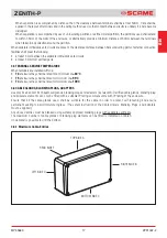 Предварительный просмотр 17 страницы Scame ZENITH-P 644.0200 Installation, Use And Maintenance Manual