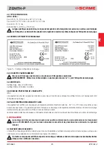 Предварительный просмотр 23 страницы Scame ZENITH-P 644.0200 Installation, Use And Maintenance Manual