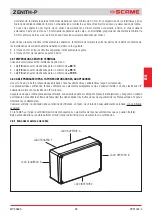 Предварительный просмотр 35 страницы Scame ZENITH-P 644.0200 Installation, Use And Maintenance Manual