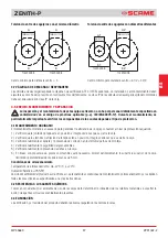 Предварительный просмотр 37 страницы Scame ZENITH-P 644.0200 Installation, Use And Maintenance Manual