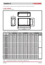 Предварительный просмотр 40 страницы Scame ZENITH-P 644.0200 Installation, Use And Maintenance Manual