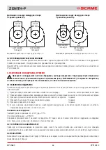 Предварительный просмотр 64 страницы Scame ZENITH-P 644.0200 Installation, Use And Maintenance Manual