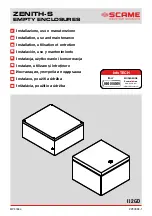 Scame ZENITH-S 645.B Series Manual preview