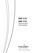 SCAN domestic EMV 610 User Manual preview