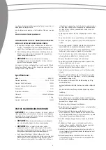 Preview for 4 page of SCAN domestic MIG 2301 User Manual