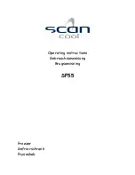 SCAN domestic SF55 Operating Instructions Manual preview