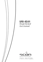 SCAN domestic SFO 4501 User Manual предпросмотр