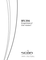 SCAN domestic SFS 206 User Manual preview