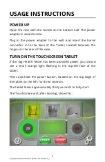 Preview for 3 page of SCAN-LINK Mobile Tag Health Tester Quick Start Manual