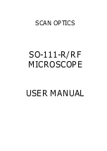 Scan Optics SO-111-R User Manual preview