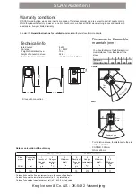 Предварительный просмотр 4 страницы SCAN Andersen 1 Instructions For Installation And Use