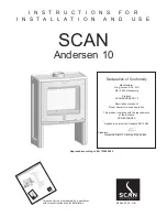 SCAN Andersen 10 Instructions For Installation And Use preview