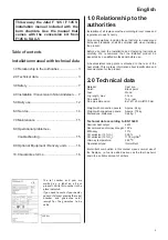 Preview for 3 page of SCAN Andersen 4-5 Installation And Operating Instructions Manual