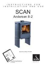 Preview for 1 page of SCAN Andersen 8-2 Instructions For Installation And Use