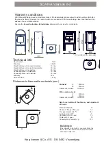 Preview for 4 page of SCAN Andersen 8-2 Instructions For Installation And Use