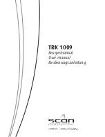 Preview for 1 page of SCAN TRK 1009 User Manual