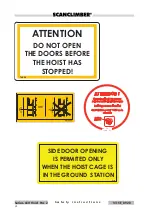 Preview for 56 page of SCANCLIMBER 65H Series Instruction Manual