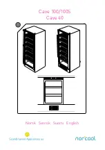 Preview for 1 page of Scandinavian Appliances Norcool Cave 100 Manual